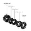 Universal 5 in 1 Clip-on Fisheye+Wide Angle+Macro+ Telephoto+ Polarizer Lens Set