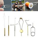 6pcs Fly Tying Tools Rotary Whip Finisher Half Hitch Whip Finisher Handle