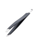 Professional Stainless Steel Eyebrow Slanted Tweezers & Blackhead Rmover 2 In 1