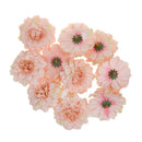 10pcs Artificial Flower Daisy Heads Simulation Wedding Decor 7cm Nude Pink