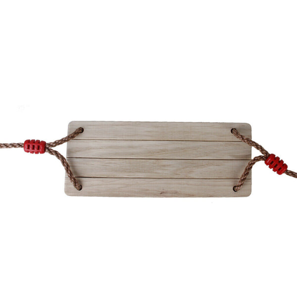 Playground Strong Wooden Hanging Swing Seat Replacement for Kids Fun Play