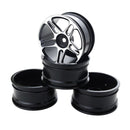 4pcs Aluminum Wheel Rims for HSP HPI Kyosho 1:10 On-Road RC Flat Racing Car