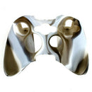 Silicone Cover Case Skin for Xbox 360 Controller Camo+white G9F8