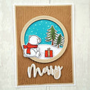 DIY Album Embossing Stamp Stencil Color Bear Cutting Die for Christmas (A)