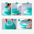 Pet Dog Bath Brush Comb Pet SPA Massage Brush Soft Cats Shower Dogs D8V4