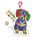 DIY Special Shaped Diamond Painting Dog Wallet Embroidery Coin Purse Gifts