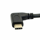 Type C USB 3.1 Male to USB-C Female 90D Right Angled Extension Data Cable 2