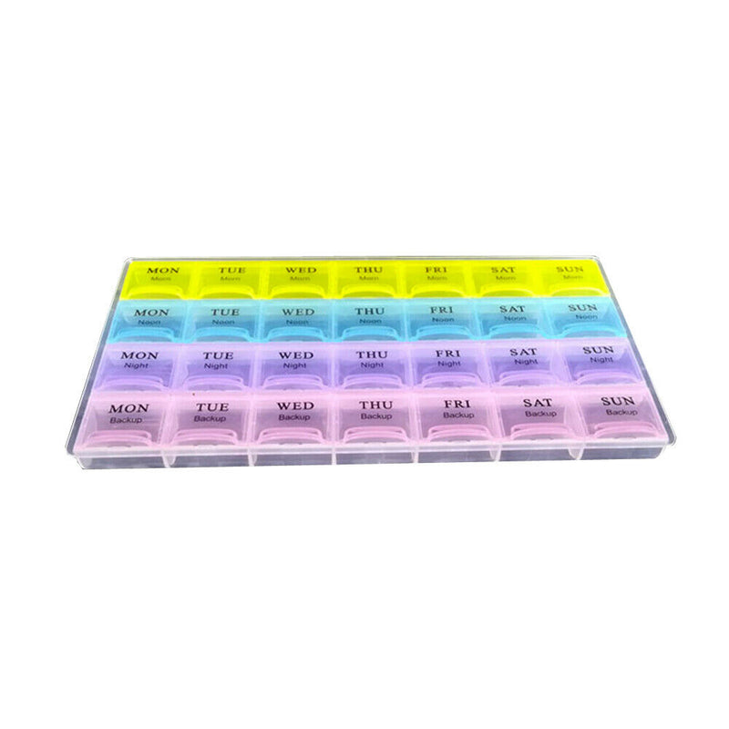 Pill Box Daily Medicine Storage Tablet Sorter Month Case Organizer Plastic Tool