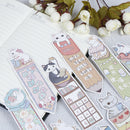 30Pcs/lot Cute Funny Cat Bookmark Paper Cartoon Animals Bookmark FET 3C