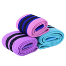 3pcs Hip Squat Resistance Band Anti-slip Booty Leg Loop with Carrying Bag A