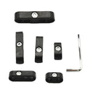 Black Car Spark Plug Wire Cable Divider 7/8mm Universal For Chevy Ford Mopar