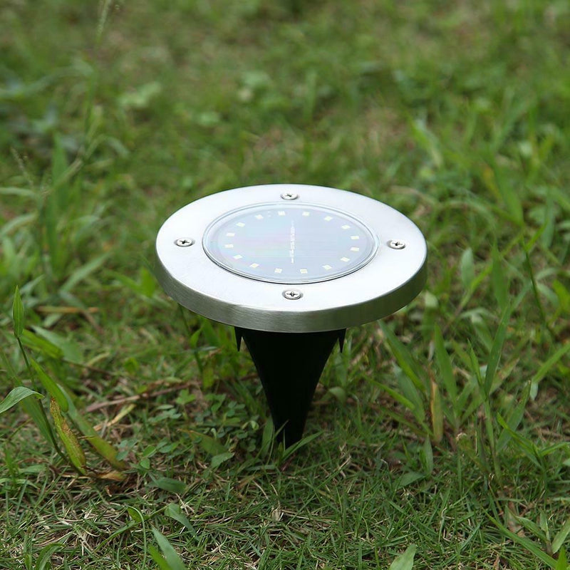16 LED Waterproof Solar Ground Buried Light Outdoor Lawn Garden Lamp(4pcs) A