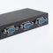2-Port VGA Switch, Video Audio Bidirectional Switcher Box Metal Housing Shell