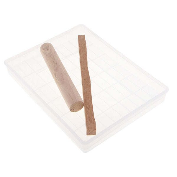 1 Set Nougat Making Tools, Food Use Grade Plastic Mold, Non-stick Mat, Wood