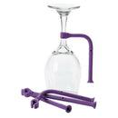Quality 4Pc Stemware Saver Dishwasher Flexible Silicone Wine Glass Goblet Holder