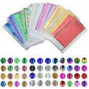 48 Sheet Mix Color Transfer Foil Nail Art Star Design For nail polish. Stic New
