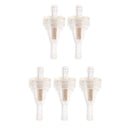 10 Pieces Clear Motorcycle Inline Gas Fuel Filter for 1/4'' 6mm Line Hose