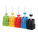 5 Pieces Fine Medium Coarse Electric Ceramic Nail Drill Bit Manicure Grinding