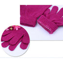 Best Children's Magic Gloves Baby Kids Gift Monochrome Knitted Gloves Random 3C