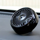 Adjustment Usb Car Fan Air Conditioner Colorful Light Dashboard Cooling Fan Z8I7