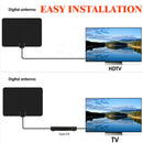 4K 80 Miles 25DB Gain HDTV Box Antenna Aerial Satellite Signal Receiver