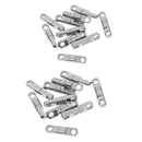 20pcs Rolling Barrel Fishing Swivels Cylindrical Line Connector Fishing Tool