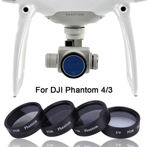 Lens Filter For DJI Phantom 4 / 3 Professional Advanced ND4 ND8 UV CPL