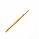 10Pcs Golden Double End Crochet Hook Bamboo Knitting Needle Set Home Weave