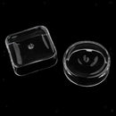 2 Pieces Shrimp Feed Plate Kitchen Accessories Comfortable Glass Material