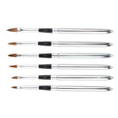 Professional Round Sable Acrylic Nail Art Brush Various Size 2 4 6 8 10 12 HNK