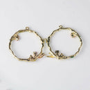 4pcs Angel Garland Charms Elf Theme Pendant DIY Jewelry Findings Gifts