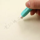 Pencil Eraser in Pen Shaped Barrell Rubber For Artist School-Office D1X1