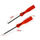 3.8mm + 4.5mm + Triwing Security Screwdriver Bit Set For NES SNES N64 Game Boy