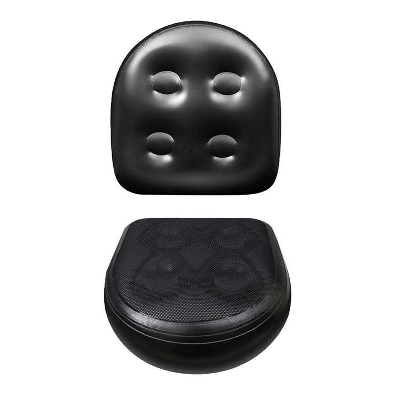 2 Pack Outdoor Spa Booster Seat Water Air Inflatable Hot Tub Cushion Black