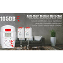 Alarm System With 105dB Siren Alarm Mode Window Alarm Door Alarm With 2pcs