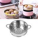 Stainless Steel Steamer Baby Food Meat Vegetable Cooking Steam Pot Cookware