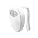 Rechargeable 16-Color Motion Sensor LED Toilet Light with Waterproof Design