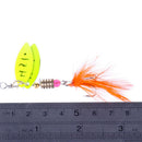Spinners Fishing Lure Metal Spoon Lures hard bait fishing tackle Atificial ES