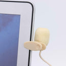 Clip-on Lavalier Audio 3.5mm Collar Condenser Lapel Unidirectional Microphone