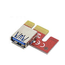 USB 3.0 PCI-E Express 1x To 16x Extender Riser Card Adapter Power Cable Kits
