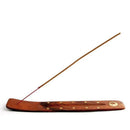 Wood Incense Burner Holder Wooden Ash Catcher For Sticks Home Decoration Rac Hn