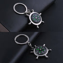 Unisex Fashion Compass Metal Car Keyring Keychain Key Chain Ring Keyfob Gift Gw