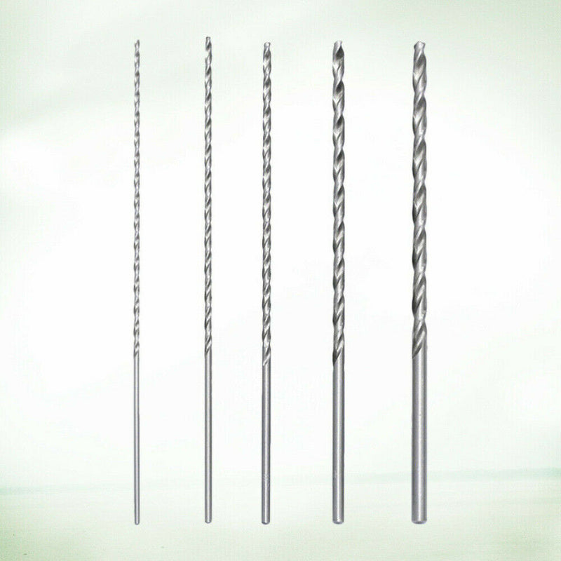 5Pcs Drill Bit Extra Long Straight Shaft Drill Bit for Metal Wood Newest Useful