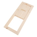 3 Pieces  Cedar Sauna Louvre Air Vent Grille, Natural Wood, 33cm