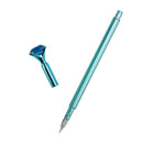 10Pcs Black Ink Rollerball Pens with Cap,0.5Mm Fine Point Gel Pens with Blu C7I2