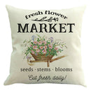 4x 45 X 45cm Modern Trip Print Pillowcase Linen Throw Cushion Decor Covers