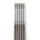 Blue and white porcelain Pattern Stainless Steel Chopsticks Pair  JR
