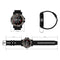 Smart Watch for Android Mens Heart Rate Blood Pressure Monitor Black+Grey