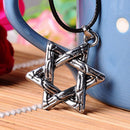 1 Pcs Hexagram Jewish Star Charm Pendant Necklace Chain Choker NecklaceGT