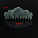 natural stone comb women handmade jade comb shape design massage comb 3c